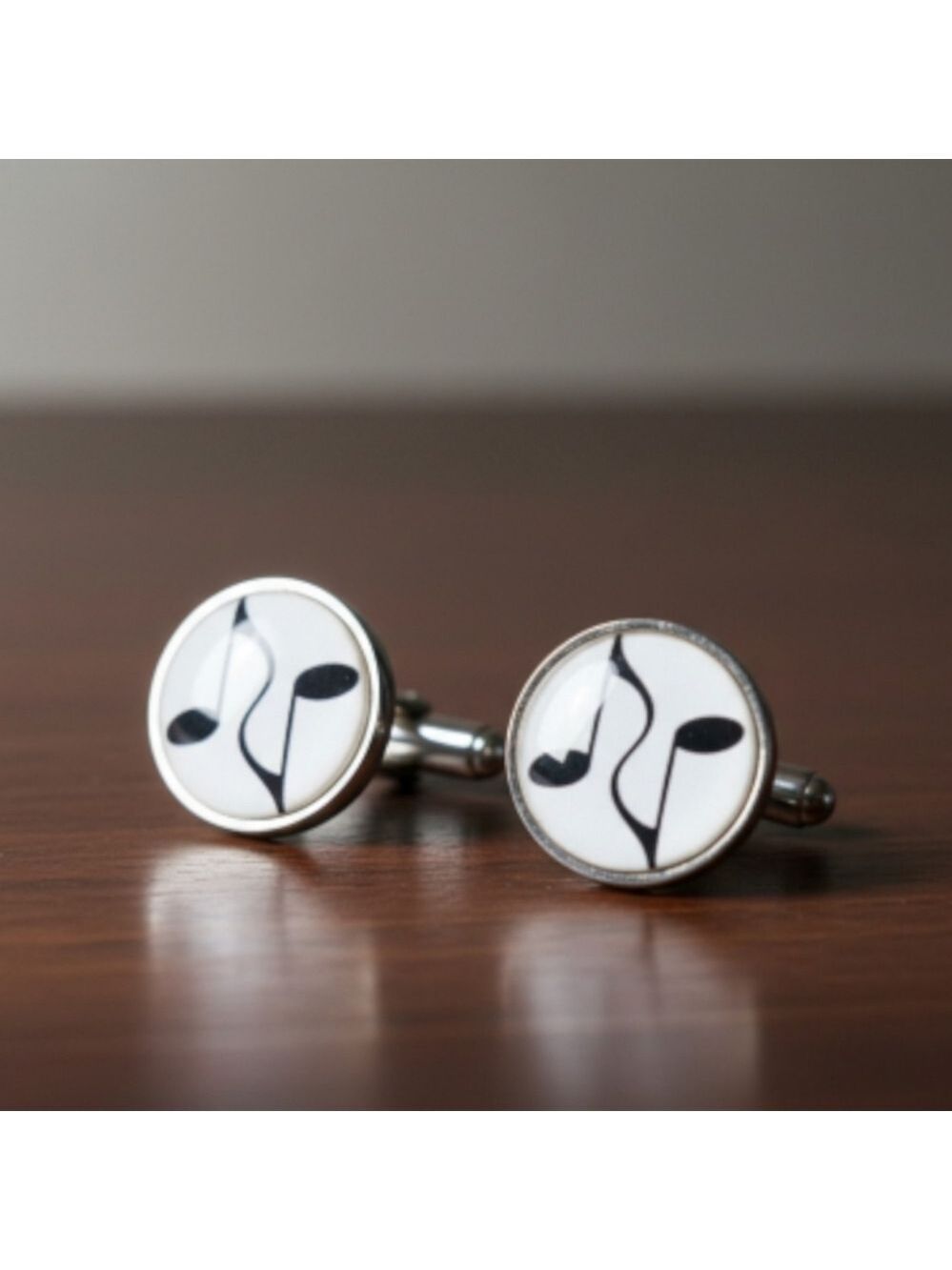 The Music Gifts Company Musical Notes Cuff Links Vintage